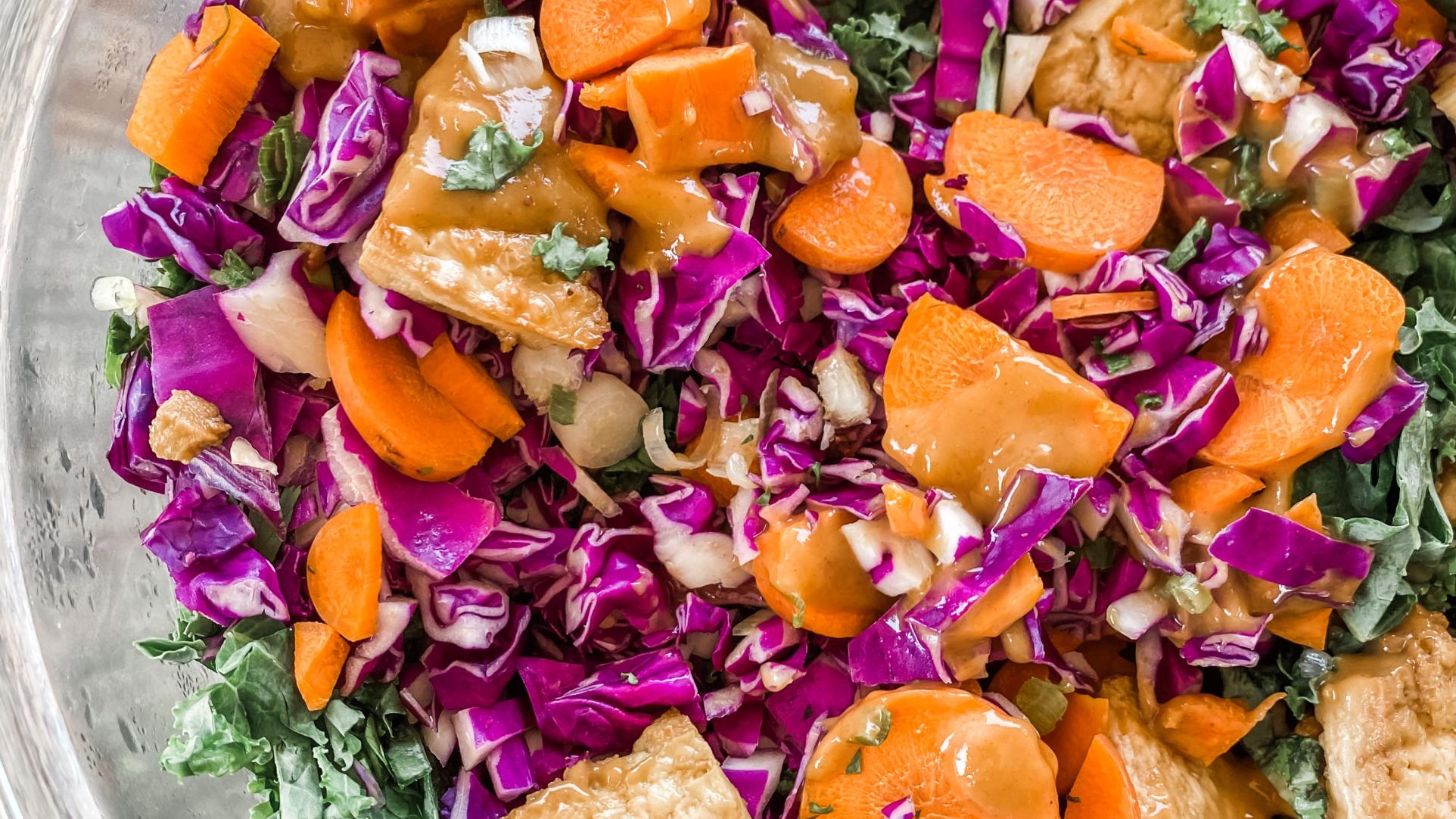 Thai Peanut Kale Salad Time To Get Ready Ministries